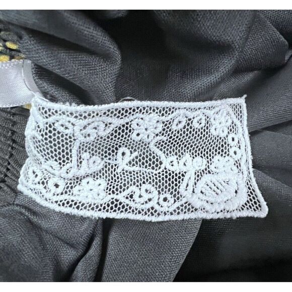 Sadie & Sage Palm Leave Aloha Ruffled Hem Lined Pull On Shorts Size Medium - Picture 3 of 7